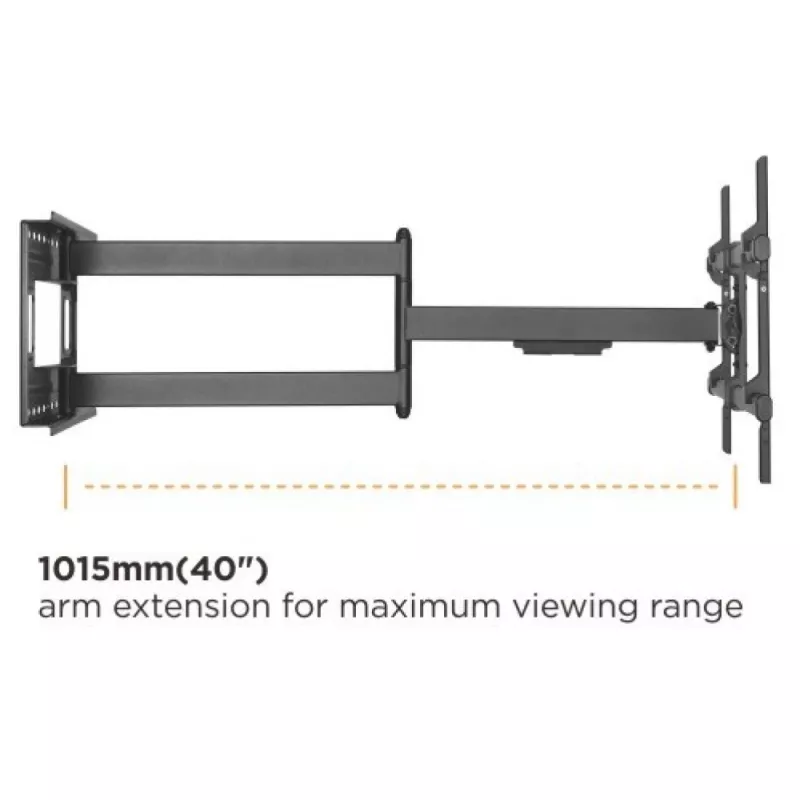 Techly ICA-PLB 490 Βάση/Stand TV 2,03 m (80 inch) Μαύρο