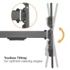 Techly ICA-PLB 490 Βάση/Stand TV 2,03 m (80 inch) Μαύρο