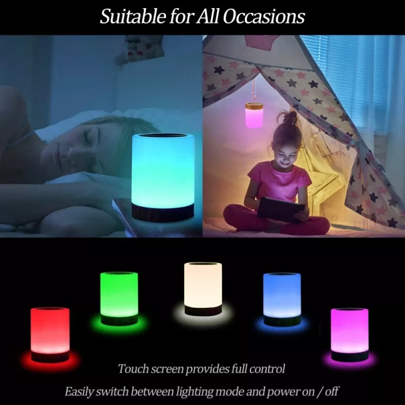 Επιτραπέζιο φωτιστικό Techly I-LED TOUCH 1,6 W Λευκό LED με έλεγχο αφής