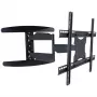 Techly 40-65 Ultra λεπτή Full Motion Επιτοίχια βάση LCD TV Μαύρο ICA-PLB 171L