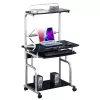 Techly Compact Multi-Function Γραφείο υπολογιστή, Γυαλιστερό Μαύρο ICA-TB 7800BK