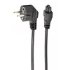 Gembird Καλώδιο τροφοδοσίας Schuko (CEE 7/7) σε C5, VDE, 0,5 m, Bulk (PC-186-ML12-0.5M)