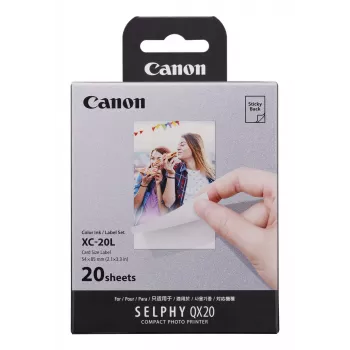 Canon XC-20L, Θερμική εξάχνωση, 5,4 x 8,5 cm, 20 τεμ.