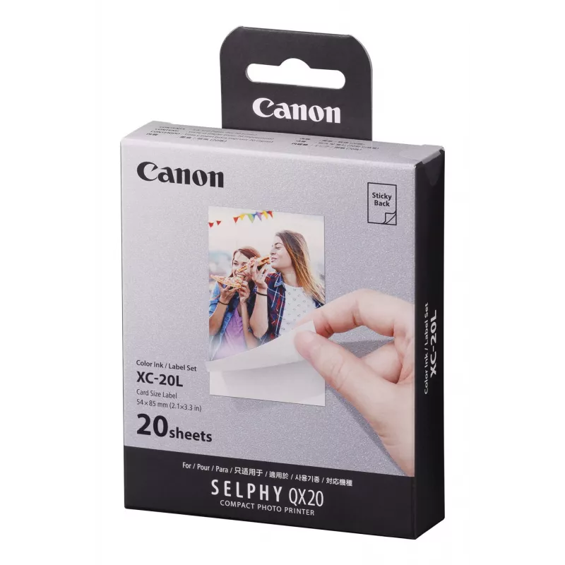 Canon XC-20L, Θερμική εξάχνωση, 5,4 x 8,5 cm, 20 τεμ.