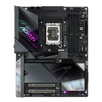 GIGABYTE Z890 AORUS MASTER Μητρική - Υποστηρίζει Intel Core Ultra (Σειρά 2) CPUs, 18+1+2 φάσεις VRM, έως 9500 MHz DDR5 (OC), 2x PCIe 5.0 + 3x PCIe 4.0, Wi-Fi 7, 10GbE LAN, Thunderbolt 4
