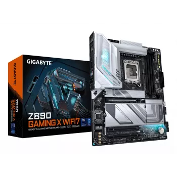 GIGABYTE Z890 GAMING X WIFI7 Μητρική - Υποστηρίζει Intel Core Ultra (Σειρά 2) CPUs, 16+1+2 φάσεις VRM, έως 8800MHz DDR5 (OC), 1xPCIe 5.0 + 3xPCIe 4.0, Wi-Fi 7, 2,5GbE LAN, USB 4