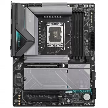 GIGABYTE Z890 EAGLE Μητρική - Υποστηρίζει Intel Core Ultra (Σειρά 2) CPUs, 14+1+2 φάσεις VRM, έως 8800 MHz DDR5 (OC), 1xPCIe 5.0 M.2 + 3xPCIe 4.0 M.2, 2,5 GbE LAN, USB4