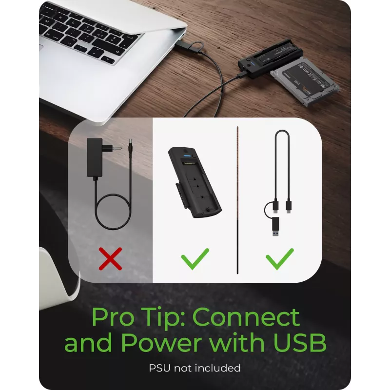 ICY BOX IB-180MS-C31 USB 3.2 Gen 2 (3.1 Gen 1) Type-C Μαύρο