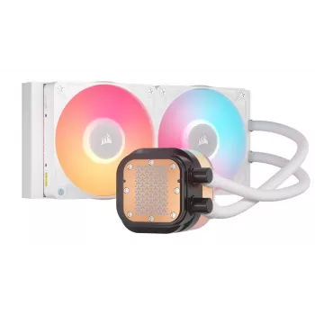 Υδρόψυξη all-in-one Corsair iCUE LINK TITAN 240 RX LCD 12 cm Λευκό