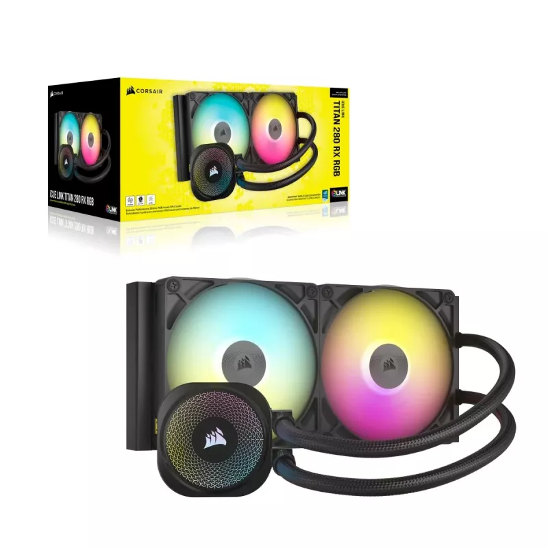 CORSAIR Ψύκτρα CPU - Icue Link Titan 280 Rx RGB Aio Υδρόψυξη