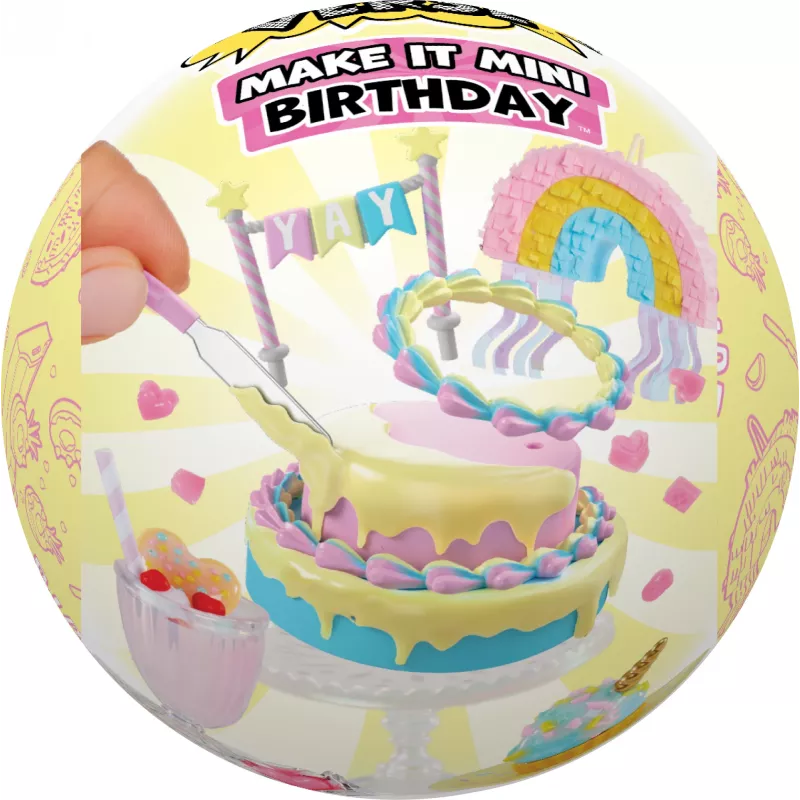 Miniverse Make It Mini Birthday, 8 ετών, πολύχρωμο, πλαστικό, ρητίνη