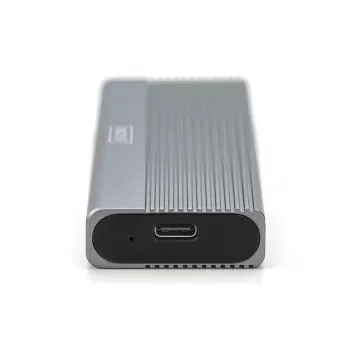 Θήκη εξωτερικού δίσκου USB DIGITUS - NVMe + SATA 10 Gbit/s (NVMe) 6 Gbit/s (SATA) USB 3.1 Gen2 αλουμινίου χωρίς εργαλεία
