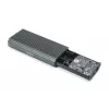 Θήκη εξωτερικού δίσκου USB M.2 SSD DIGITUS NVMe 40Gbps USB 4.0 αλουμινίου χωρίς εργαλεία DA-71158
