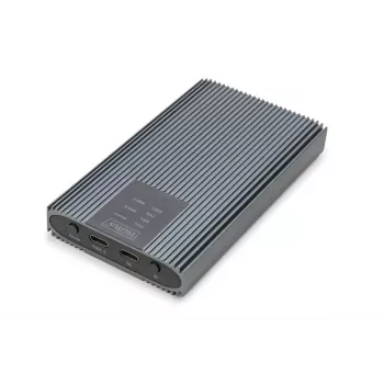 Σταθμός κλωνοποίησης NVMe DIGITUS - NVMe 20Gbits USB 3.2 Gen2 αλουμινίου χωρίς εργαλεία