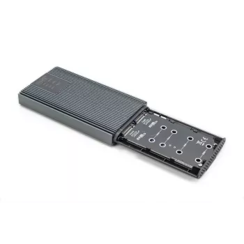 Σταθμός κλωνοποίησης NVMe DIGITUS - NVMe 20Gbits USB 3.2 Gen2 αλουμινίου χωρίς εργαλεία