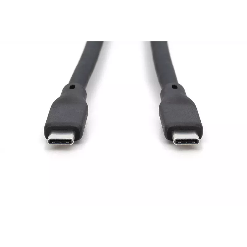 Καλώδιο σιλικόνης USB Digitus USB 20 Gbps 2 m μαύρο