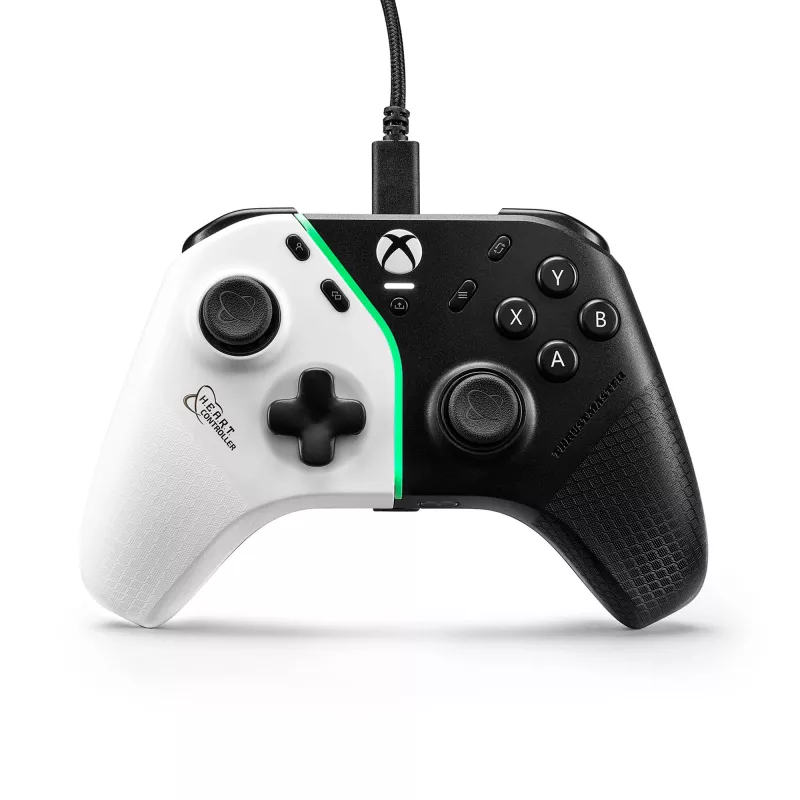 Thrustmaster H.E.A.R.T. Μαύρο, Λευκό USB Gamepad PC, Xbox One, Xbox One S, Xbox One X