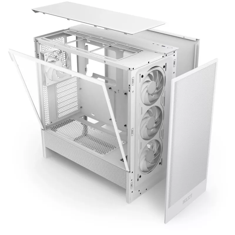 NZXT Κουτί CPU H7 Flow 2024 Mid Tower Airflow ATX Λευκό