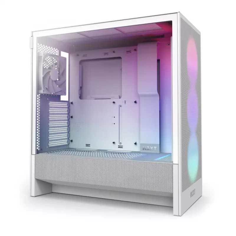 NZXT Κουτί CPU H7 Flow 2024 RGB Mid Tower Airflow ATX Λευκό
