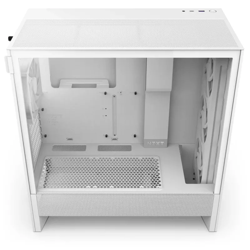 NZXT Κουτί CPU H7 Flow 2024 RGB Mid Tower Airflow ATX Λευκό