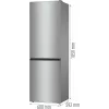 Gorenje NRK61CS2XL4 Ελεύθερης τοποθέτησης 300 L Γκρι