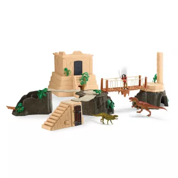 Action/Abenteuer Schleich Κατάκτηση του ναού των δεινοσαύρων Mega-Set πολύχρωμο