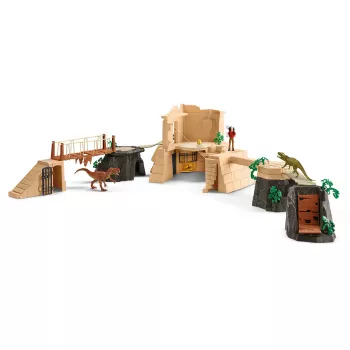 Action/Abenteuer Schleich Κατάκτηση του ναού των δεινοσαύρων Mega-Set πολύχρωμο