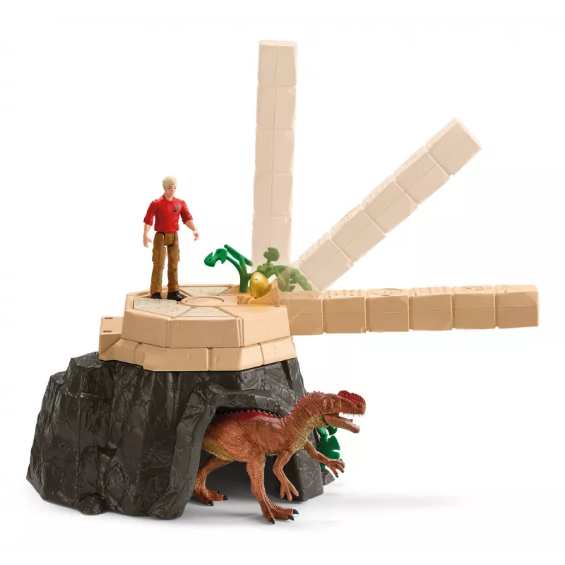 Action/Abenteuer Schleich Κατάκτηση του ναού των δεινοσαύρων Mega-Set πολύχρωμο