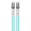 GEMBIRD Καλώδιο οπτικής ίνας πολύτροπης Duplex OM4 50/125, LC/LC, 2 m