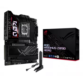 Μητρική ASUS ROG MAXIMUS Z890 HERO — Intel Z890, LGA 1851, ATX, DDR5, 4 DIMM, 6x M.2, Wi‑Fi 7, 2,5Gb LAN