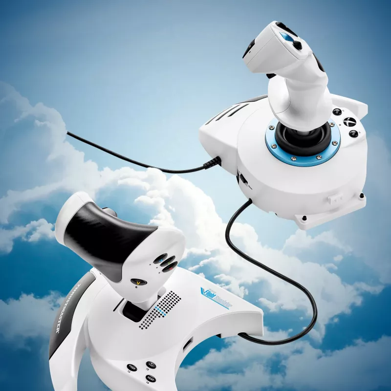 Joystick Thrustmaster T.Flight Hotas One Microsoft Flight Simulator Edition USB μαύρο λευκό