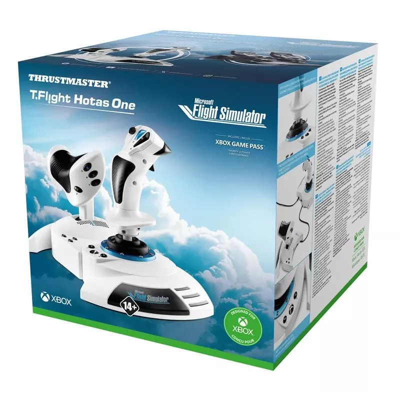 Joystick Thrustmaster T.Flight Hotas One Microsoft Flight Simulator Edition USB μαύρο λευκό