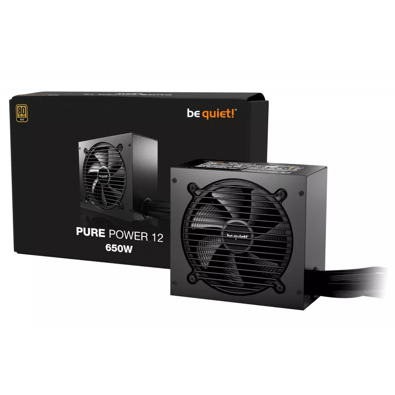be quiet PURE POWER 12 650W τροφοδοτικό 20+4 pin ATX ATX μαύρο