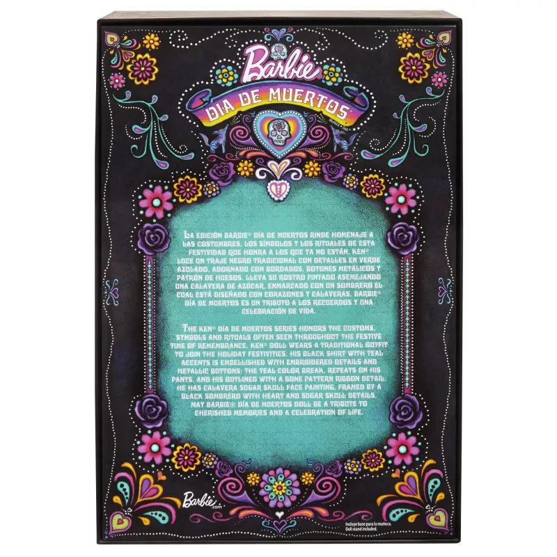 Κούκλα μόδας Mattel Barbie Ken Dia de Muertos Πολύχρωμο 3+