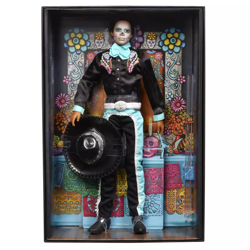 Κούκλα μόδας Mattel Barbie Ken Dia de Muertos Πολύχρωμο 3+