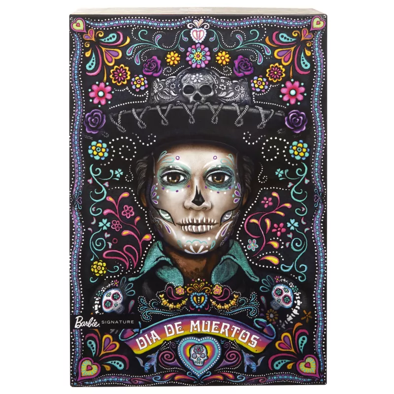 Κούκλα μόδας Mattel Barbie Ken Dia de Muertos Πολύχρωμο 3+