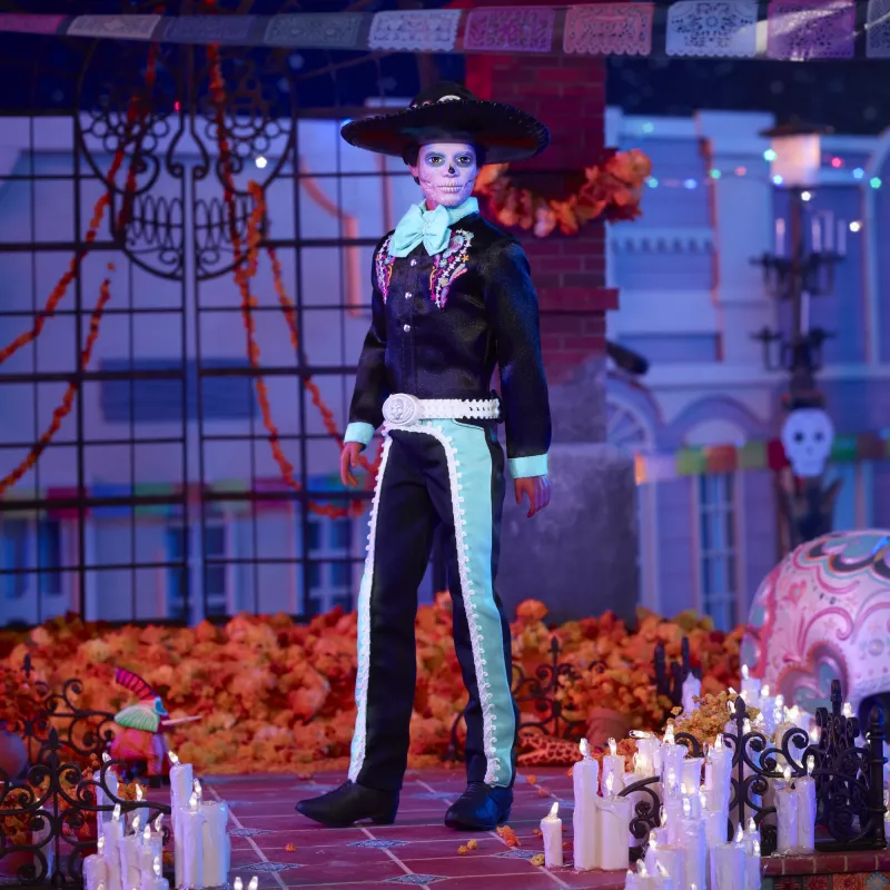 Κούκλα μόδας Mattel Barbie Ken Dia de Muertos Πολύχρωμο 3+