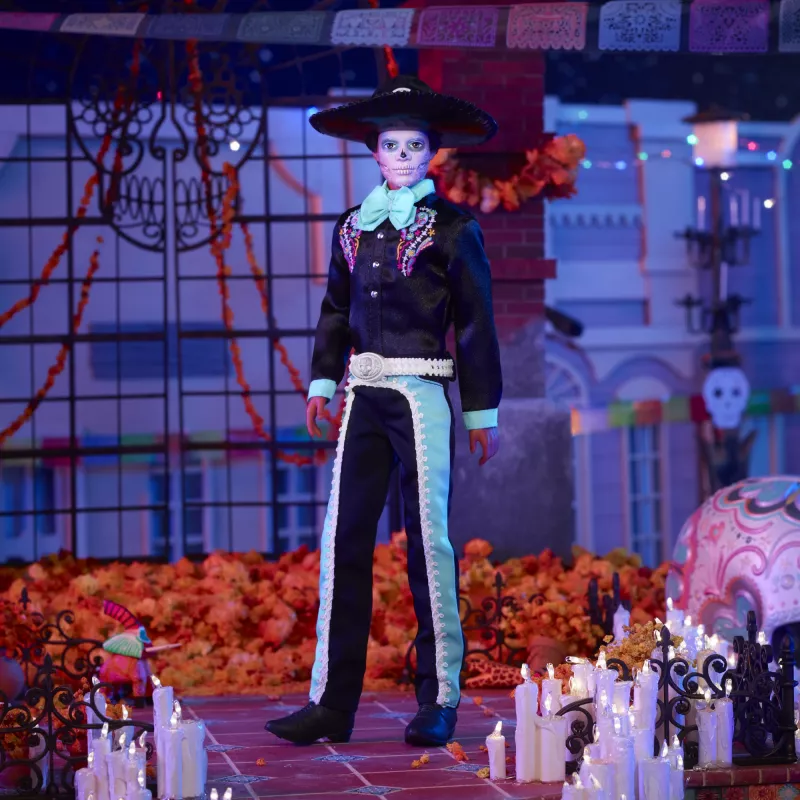 Κούκλα μόδας Mattel Barbie Ken Dia de Muertos Πολύχρωμο 3+