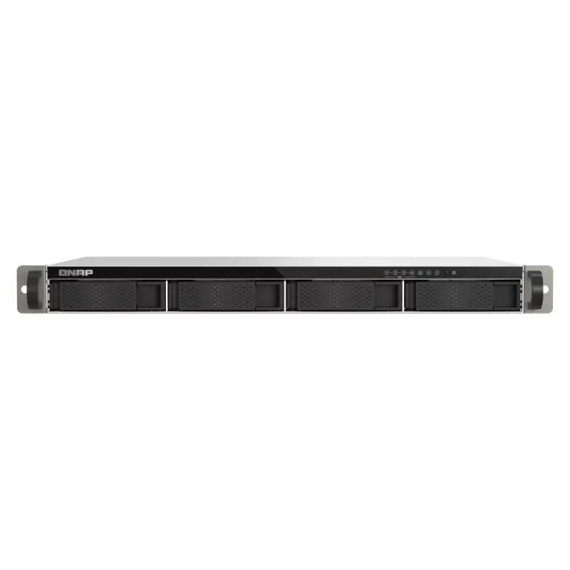 QNAP TS-433eU NAS Rack (1U) Cortex-A Cortex-A55 4 GB 0 TB QNAP Turbo System Μαύρο