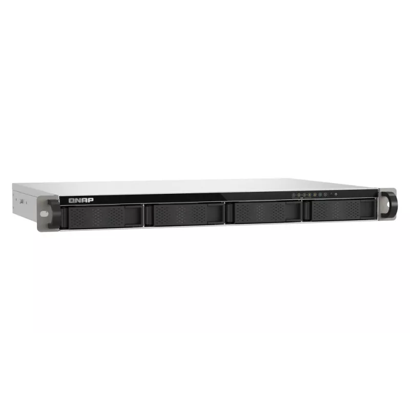 QNAP TS-433eU NAS Rack (1U) Cortex-A Cortex-A55 4 GB 0 TB QNAP Turbo System Μαύρο
