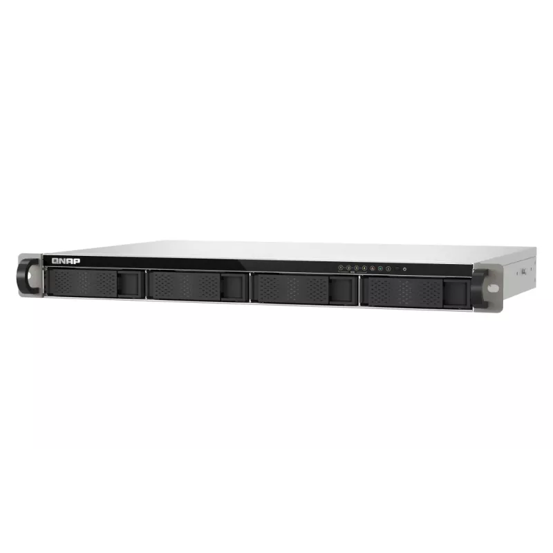 QNAP TS-433eU NAS Rack (1U) Cortex-A Cortex-A55 4 GB 0 TB QNAP Turbo System Μαύρο