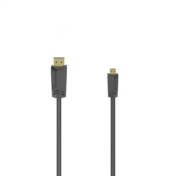Hama 00205016 Καλώδιο HDMI 1,5 m HDMI Type-A (Standard) HDMI Type-D (Micro) Μαύρο