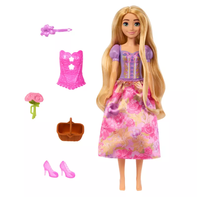 Mattel Disney Princess HTV86 Ραπουνζέλ σετ κούκλας μόδας