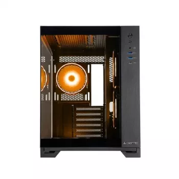 Chieftec Visio GM-30B-TG-OP μαύρο Tempered Glass x 2 Cube μαύρο