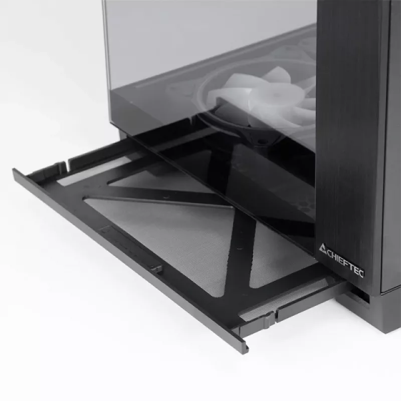 Chieftec Visio GM-30B-TG-OP μαύρο Tempered Glass x 2 Cube μαύρο