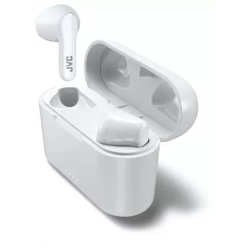 JVC HA-A3T πραγματικά ασύρματα ακουστικά ψείρες, Bluetooth 5.1, IPX4, έως 22 ώρες, 20 - 20000 Hz, λευκά
