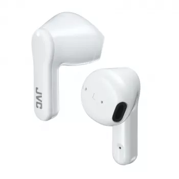 JVC HA-A3T πραγματικά ασύρματα ακουστικά ψείρες, Bluetooth 5.1, IPX4, έως 22 ώρες, 20 - 20000 Hz, λευκά