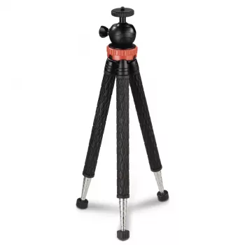 Hama Traveller Pro Τρίποδο Smartphone/Action-Camera 3 πόδια Μαύρο, Κόκκινο