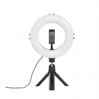 Hama SpotLight Smart 80 II φωτιστικό δακτύλιος LED, σετ για smartphone, με μίνι τρίποδο