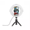 Hama SpotLight Smart 80 II φωτιστικό δακτύλιος LED, σετ για smartphone, με μίνι τρίποδο